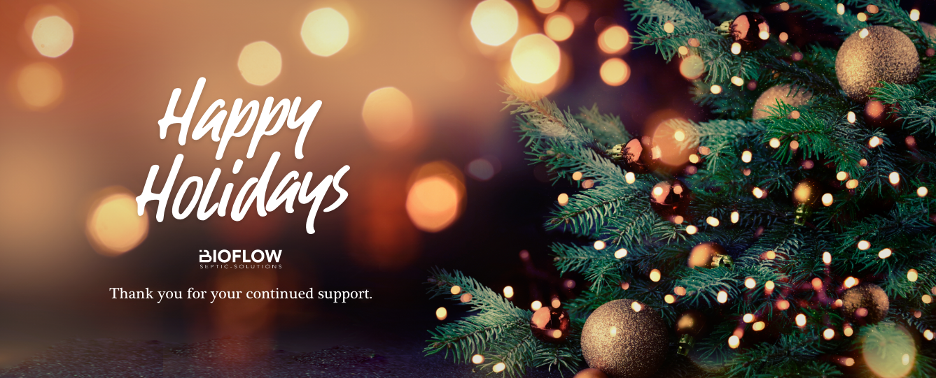 Happy Holidays from BioFlow Septic Solutions